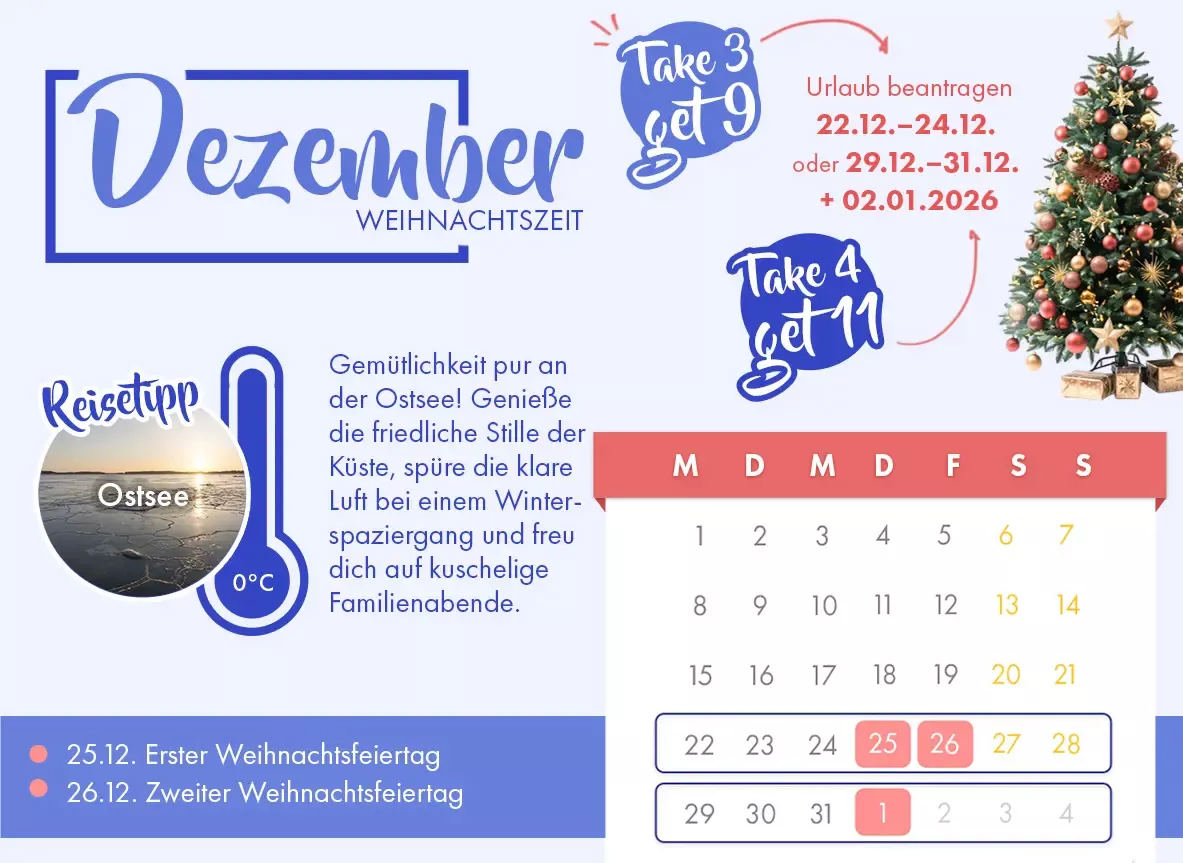 Brückentage Dezember 2025